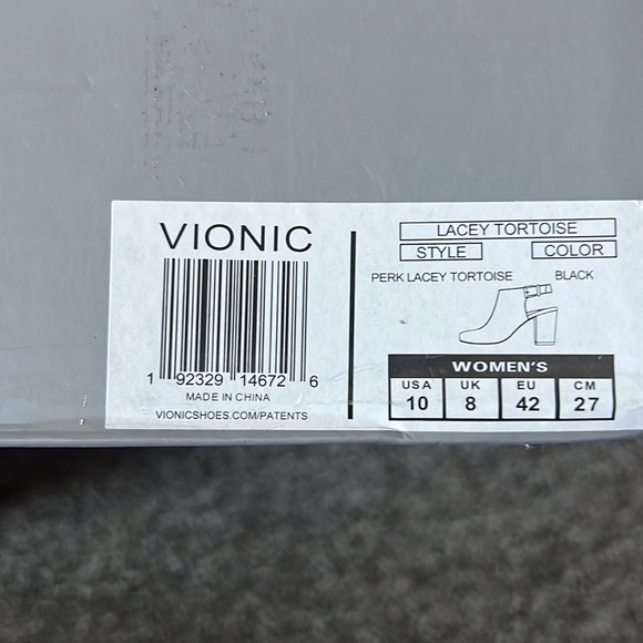 Vionic-LACY TORTOISE HEEL size 10 - Picture 6 of 7